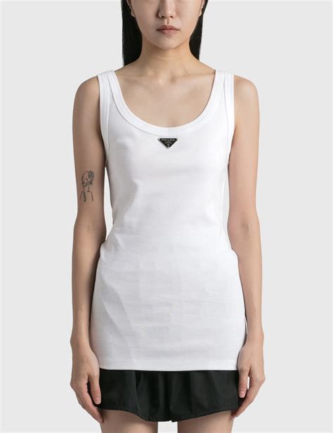 ribbed knit jersey prada|prada jersey tank top.